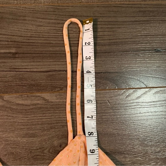 Vintage Lingerie nightie shimmer peach made in Canada by Dalmys - Picture 11 of 14